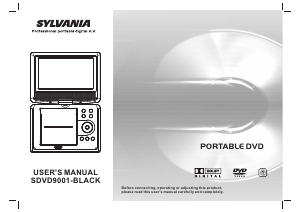 Mode d’emploi Sylvania SDVD9001 Lecteur DVD