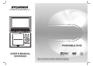 Mode d’emploi Sylvania SDVD9020 Lecteur DVD