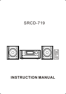 Bruksanvisning Sylvania SRCD719 Stereoanläggning
