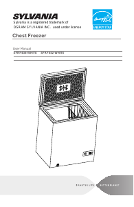 Bruksanvisning Sylvania SFRF452-WHITE Frys