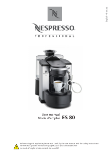 Mode d’emploi Nespresso ES 80 Machine à expresso