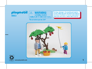 Handleiding Playmobil set 9863 City Life 4 seizoenen herfst