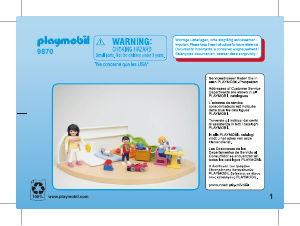Mode d’emploi Playmobil set 9870 City Life Espace supplémentaire pour centre de loisirs