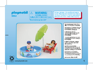 Manual Playmobil set 9862 City Life Vară