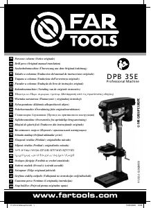 Manual Far Tools DPB 35E Berbequim de mesa