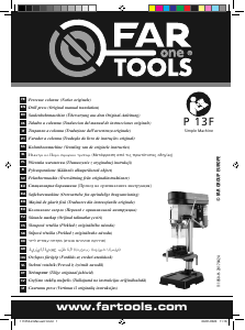 Manual de uso Far Tools P 13F Taladro de columna
