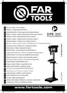 Bruksanvisning Far Tools DPB 35C Bänkborrmaskin