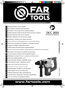 Bruksanvisning Far Tools SKC 800 Borrhammare