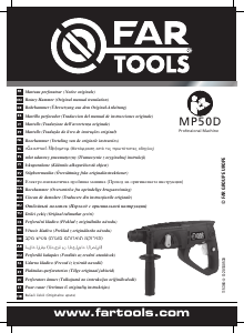 Käyttöohje Far Tools MP 50D Pyörivä vasara