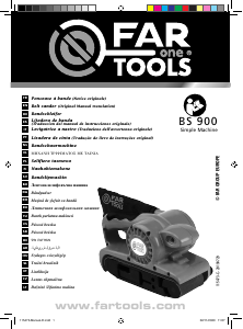 Manuale Far Tools BS 900 Levigatrice a nastro