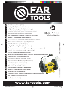 Manual Far Tools BGN 150C Polizor de banc cu piatră