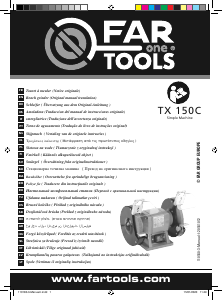 Manual Far Tools TX 150C Esmeril de banco