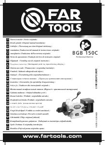 Priročnik Far Tools BGB 150C Namizni brusilnik