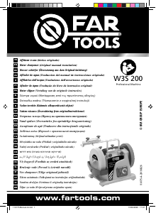 Priručnik Far Tools W3S 200 Klupna brusilica