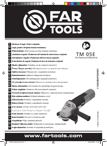 Manual Far Tools TM 05E Polizor unghiular