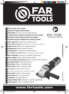 Manual Far Tools KH 115D Polizor unghiular