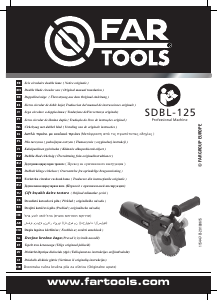 Kullanım kılavuzu Far Tools SDBL-125 Yuvarlak testere