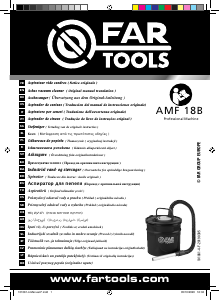 Rokasgrāmata Far Tools AMF 18D Putekļu sūcējs