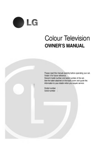 Bruksanvisning LG CE-25Q20ET TV