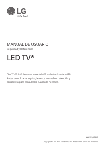 Handleiding LG 75UM7000PLA LED televisie