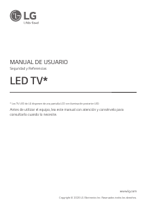 Manual de uso LG 65UN80006LA Televisor de LED