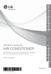 Manual LG ARNU12GVEA2 Air Conditioner