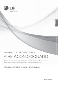 Manual de uso LG ARNU15GB3G2 Aire acondicionado
