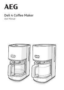 Manual AEG CM4-1-6ST Deli 4 Máquina de café