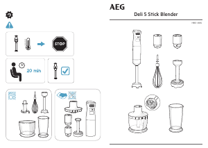 Εγχειρίδιο AEG HB5-1-8SS Deli 5 Μπλέντερ χειρός