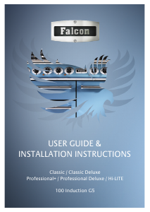 Bruksanvisning Falcon Professional Deluxe 100 Induction Spis