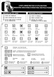 Mode d’emploi Vedette 5595F Lave-linge