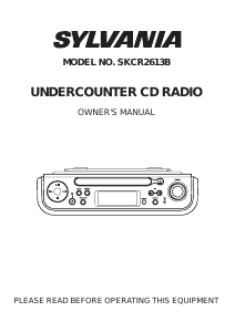 Bruksanvisning Sylvania SKCR2613B Radio