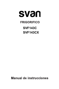 Bruksanvisning Svan SVF143CX Kyl-frys