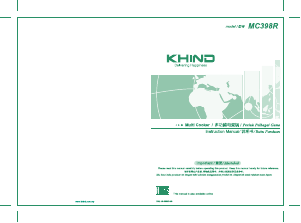 Manual Khind MC398R Multi Cooker
