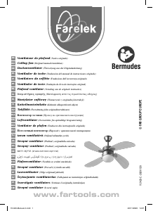 Посібник Farelek Bermudes Стельовий вентилятор