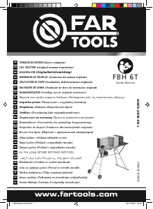 Kullanım kılavuzu Far Tools FBH 6T Odun yarma makinesi