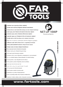 Kullanım kılavuzu Far Tools NET-UP 10WP Elektrikli süpürge