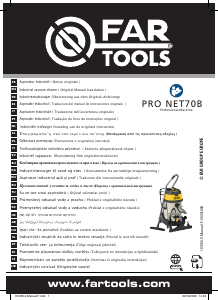 كتيب Far Tools PRO-NET70B مكنسة كهربائية