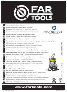 Наръчник Far Tools PRO-NET70B Прахосмукачка