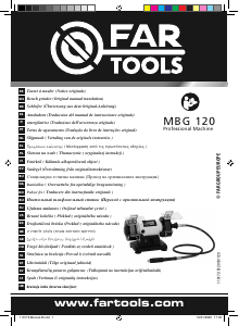 Vadovas Far Tools MBG 120 Stalo šlifuoklis