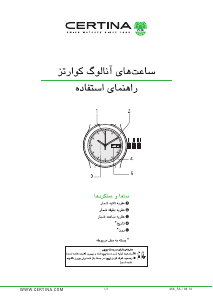 كتيب Certina Urban C034.210.11.057.00 DS Podium ساعة