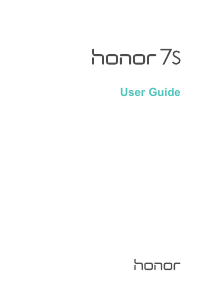 Handleiding Honor 7S Mobiele telefoon