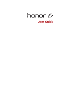 Handleiding Honor 6 Mobiele telefoon