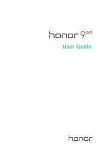 Handleiding Honor 9 Mobiele telefoon