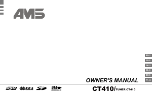 Handleiding AMS CT410 Autoradio
