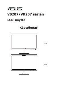 Käyttöohje Asus VS207DF Nestekidenäyttö