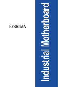 Manual Asus H310M-IM-A Motherboard