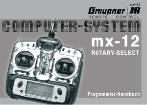 Bedienungsanleitung Graupner MX-12 RC-Controller