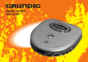 Manual de uso Grundig CDP 440 Discman