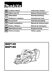 Bruksanvisning Makita BKP140 Hyvel